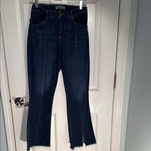 Wit and Wisdom split front raw hem size 12 petite 12p